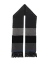 Rodd & Gunn Frankton Stripe Scarf In Gray