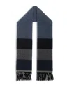 Rodd & Gunn Frankton Stripe Scarf In Blue