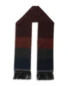 Rodd & Gunn Frankton Stripe Scarf In Brown