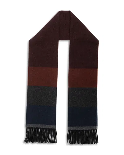 Rodd & Gunn Frankton Stripe Scarf In Brown