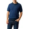 Rodd & Gunn Galdfield Johnny Collar Polo In Blue