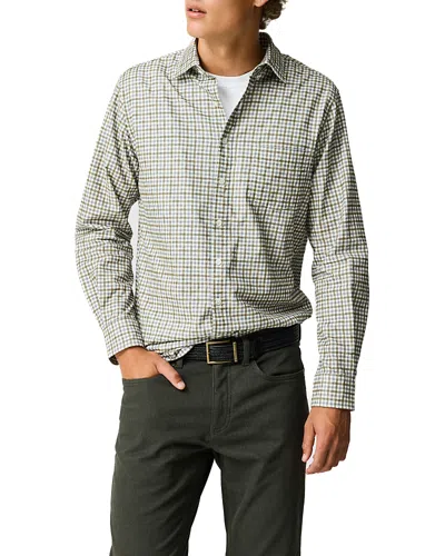 Rodd & Gunn Gledknowe Long Sleeve Sports Fit Corduroy Shirt In Green