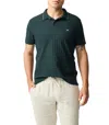 Rodd & Gunn Glen Albyn Geo Texture Cotton Polo In Green