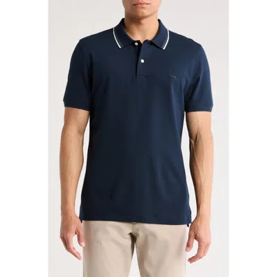 Rodd & Gunn Gowerville Tipped Polo In Blue