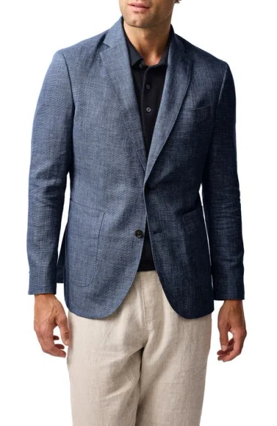Rodd & Gunn Greerton Linen & Cotton Sport Coat In Blue