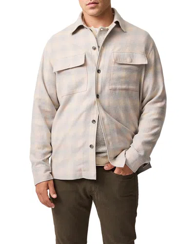 Rodd & Gunn Grey Town Button Front Overshirt In Gray