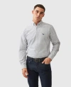 Rodd & Gunn Gunn Check Oxford 3 Sports Fit Shirt In Blue