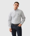 Rodd & Gunn Gunn Check Oxford 3 Sports Fit Shirt In Navy