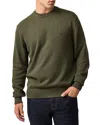 Rodd & Gunn Gunn Crew Neck Pullover Sweater In Green