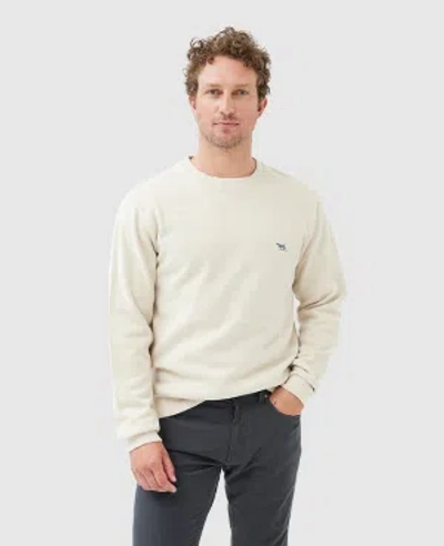Rodd & Gunn Gunn Crew Neck Sweat In Bone