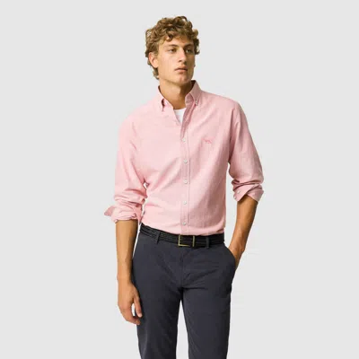 Rodd & Gunn Gunn Oxford Sports Fit Shirt In Pink
