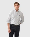Rodd & Gunn Gunn Oxford Stripe Sports Fit Shirt In Horizon