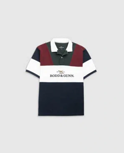 Rodd & Gunn Heathridge Color Blocked Polo In Multi