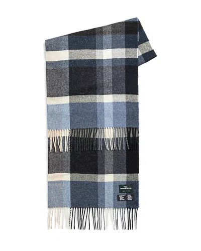 Rodd & Gunn Jed Valley Check Wool Scarf In Multi