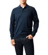 Rodd & Gunn Kingdale Long Sleeve Polo Shirt In Blue