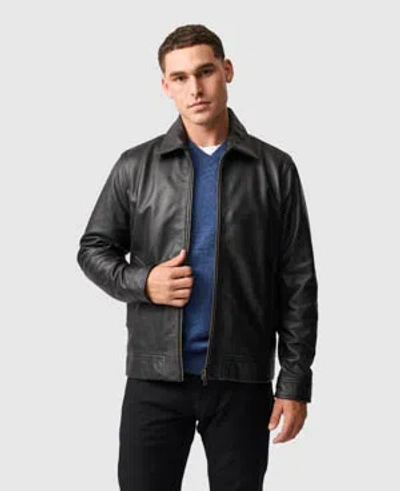 RODD & GUNN LEADERVALE LEATHER JACKET