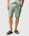 Rodd & Gunn Linen 9" Resort Short In Hunter