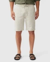 Rodd & Gunn Linen 9 Resort Shorts In Oatmeal