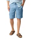 Rodd & Gunn Linen 9 Resort Shorts In Blue