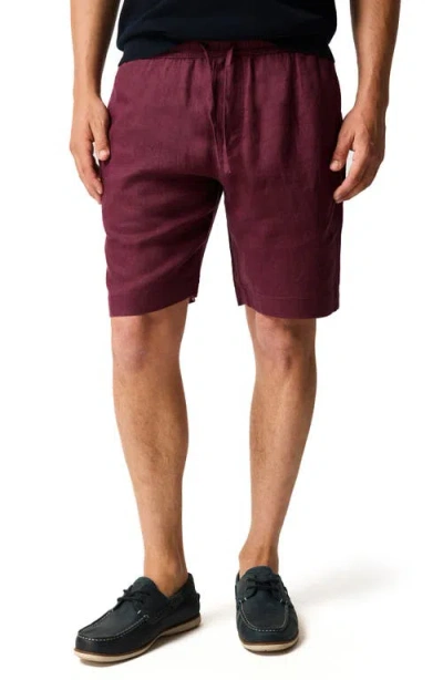Rodd & Gunn Linen Shorts In Pink