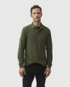 Rodd & Gunn Ls Gunn Polo In Army
