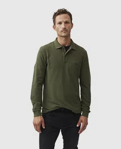 Rodd & Gunn Ls Gunn Polo In Army