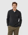 Rodd & Gunn Ls Gunn Polo In Charcoal