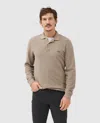 Rodd & Gunn Ls Gunn Polo In Latte