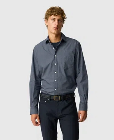 Rodd & Gunn Masson Creek Printed Long Sleeve Shirt In Blue