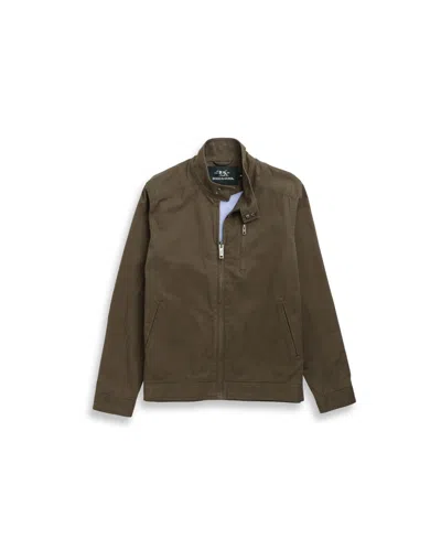 Rodd & Gunn Men's Armitage Cotton Twill Harrington Jacket In Brown