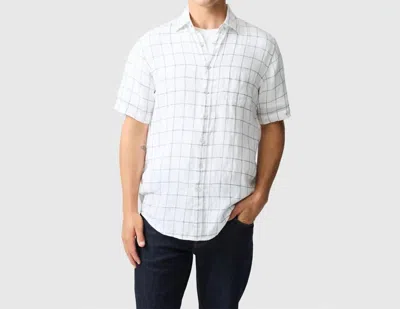 Rodd & Gunn Men's Avonden Short Sleeve Shirt In White