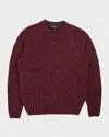 Rodd & Gunn - Cox Road Chunky Crew Neck Knit In Garnet Red Ep1011