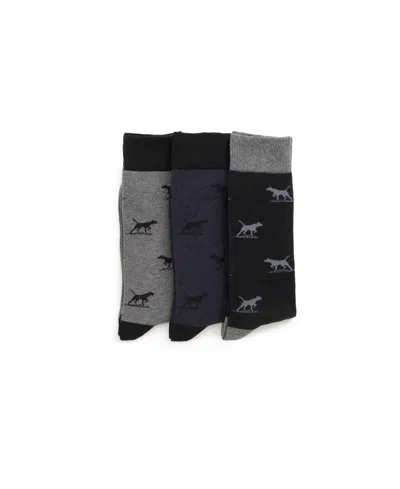 Rodd & Gunn Men's Dogs-a-plenty Three Pack Socks In Multi