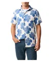 Rodd & Gunn Donnelly Track Sports Fit Short Sleeve Button-up Shirt In Blue