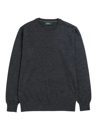 Rodd & Gunn Ferndale Crewneck Sweater In Charcoal Marle