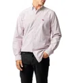 Rodd & Gunn Long Sleeve Oxford Stripe 4 Of Shirt In Pink