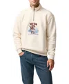 Rodd & Gunn Rodd& Gunn Gunner's Track Quarter Zip Sweatshirt In Multi