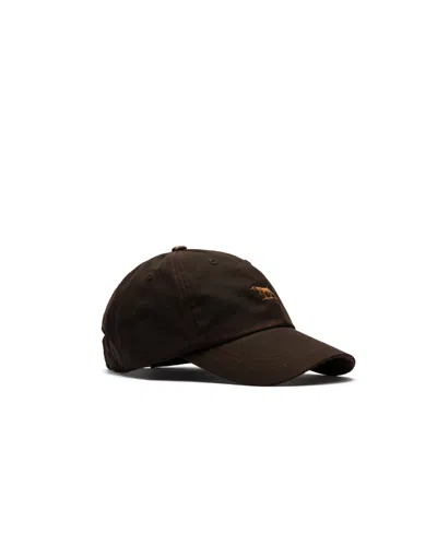 Rodd & Gunn Men's Heritage Check Cotton Cap In Brown Wax