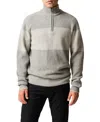 Rodd & Gunn Hudson Half-zip Sweater In Gray