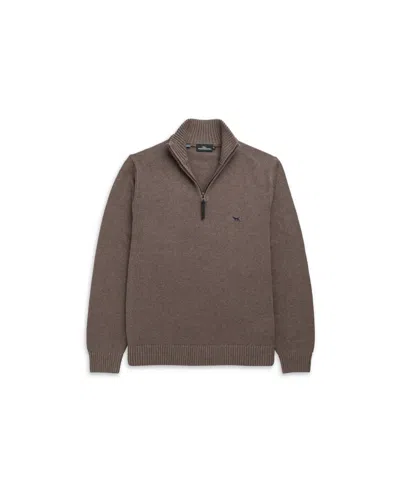 Rodd & Gunn Men's Merrick Bay Quarter-zip Sweater In Brown