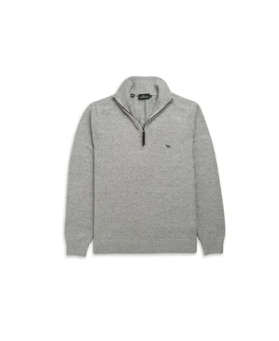 Rodd & Gunn Men's Merrick Bay Quarter-zip Sweater In Gray
