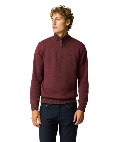 Rodd & Gunn Men's Merrick Bay Quarter-zip Sweater In Flame