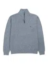 Rodd & Gunn Men's Merrick Bay Quarter-zip Sweater In Blue