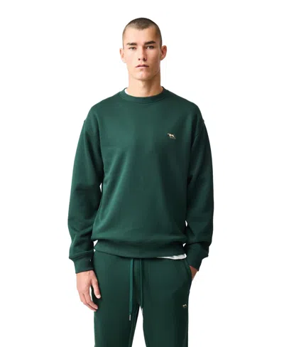 Rodd & Gunn Otago Fleece Crewneck Sweatshirt In Green