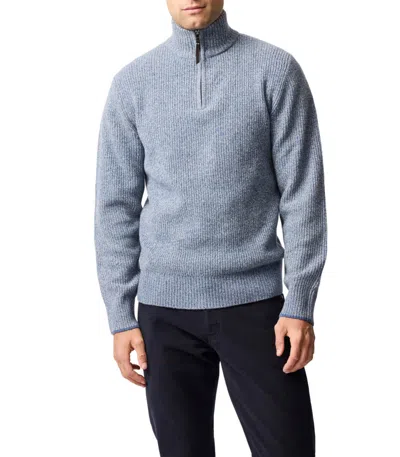RODD & GUNN MEN'S ROBBIES ROAD QUARTER ZIP SWEATER