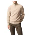 Rodd & Gunn Men's Robbies Road Quarter Zip Sweater In Brown