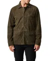 Rodd & Gunn Somerset Suede Shirt Jacket In Green
