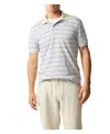 Rodd & Gunn Somes Island Stripe Cotton Polo In Blue