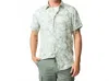 Rodd & Gunn Springflat Slim Fit Short Sleeve Linen Shirt In Green