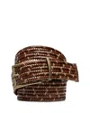 Rodd & Gunn Men's Stratford Stretch Belt In Cognac/taupe